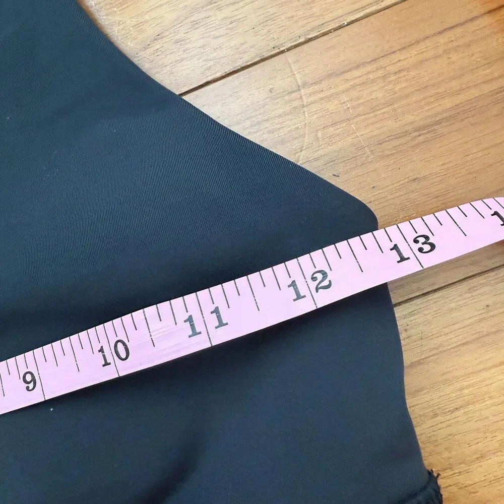 Lululemon Energy Bra High Neck Long Line *Tough Graphite Gray Size 6 Running